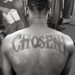 Chosen 1 written on James's back