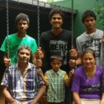 Dinesh Chandimal with his family