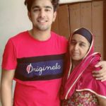 Jass Manak with his mother