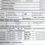 Kalpana Kumari NEET 2018 Scorecard
