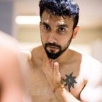 Kireeti Damaraju tattoo on his chest