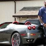 LeBron James with Ferrari F430 Spider