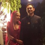 Lekha Washington With Her Husband