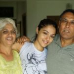 Lekha Washington With Her Parents
