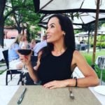Lisa Ann drinking
