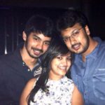 Mahat Raghavendra with Dhayanidhi Alagiri and his (Dhayanidhi) wife