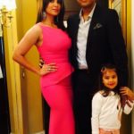 Mahesh Bhupathi with wife Lara Dutta and daughter Saira