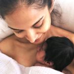 Melanie Chandra With Her Daughter