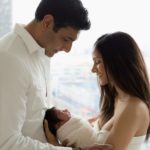 Melanie Chandra With Her Husband And Daughter