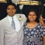 Mindy Kaling with her brother