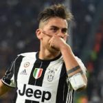 Paulo Dybala doing his Dybalamask goal celebration