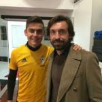 Paulo Dybala with Andrea Pirlo