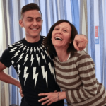 Paulo Dybala with his Mother