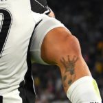 Paulo Dybala's leg Tattoo