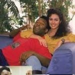 Pele with his ex-girlfriend Flavia Cavalcanti Rebelo