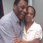 Pele with his mother