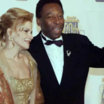 Pele with his second wife Assiria Lemos Seixas