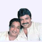 Prabhu With His Father Sivaji Ganeshan