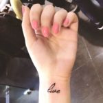 Radhika Madan left wrist tattoo