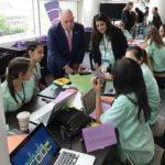 Reshma Saujani With Girls At Girls Who Code
