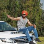 Sandeep Singh With His Fortuner Car