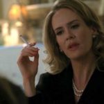 Sarah Paulson smoking
