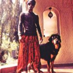Shariq Hassan With His Pet