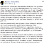 Soumya Swaminathan's Facebook Post