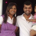 Thadi Balaji With His Ex-wife Nithya And Daughter Poshika