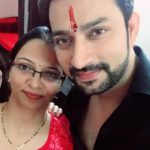 Aadesh Chaudhary with his sister