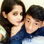 Aditi Rai with her brother