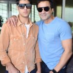 Aryaman Deol With His father Bobby Deol