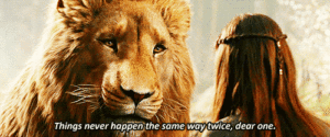 Aslan, The Lion, as voiced by Liam Nesson