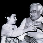 Atal Bihari Vajpayee With His Granddaughter Niharika