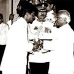 Dhanraj Pillay Recieving Padma Shri
