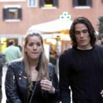 Edinson Cavani with his ex-wife Maria Soledad Cabris