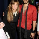Gemima Goldsmith with her ex-boyfriend Russell Brande