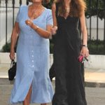 Gemima Goldsmith with her mother
