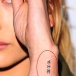 Hailey Baldwin Tattoo