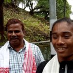 Hima Das with her coach