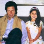 Imran Khan With His Daughter Tyrian White