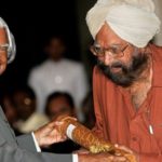 Khushwant Singh Padma Vibhusan in 2007