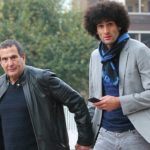 Marouane Fellaini with his father