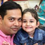 Myrah Dandekar With Her Father