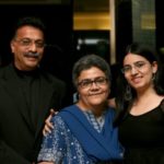 Niharika Bhattacharya with Parents