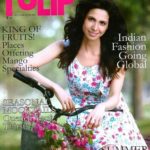 Nikita Anand on the cover of Tulip magazine
