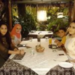 Nora Fatehi with her family and best friend Eisha Acton