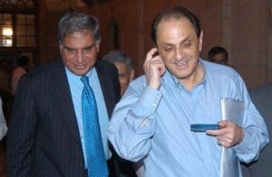 Nusli Wadia with Ratan Tata