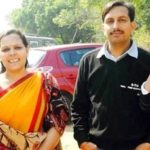 Paritosh Tripathi with his brother Ashutosh Tripathi and sisters Archana Tripathi (Second from left) and Alpana Tripathi (Left)