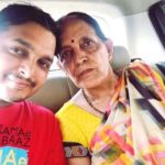Paritosh Tripathi with his mother